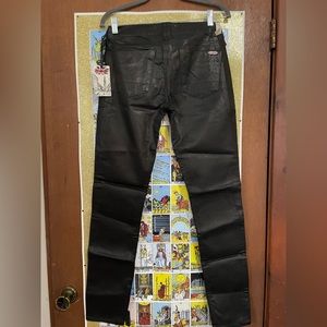 Hudson Jeans - Black Coated Leather Like Jeans - Size 27